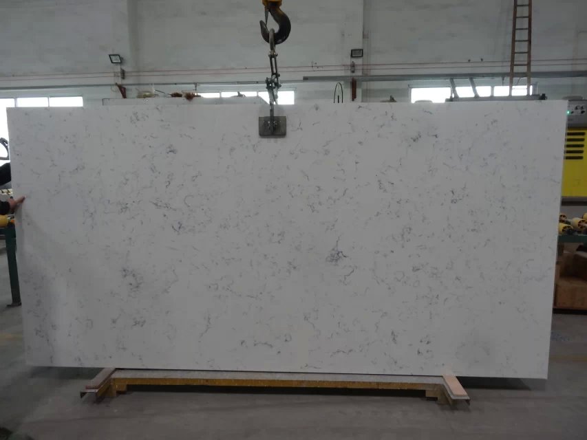 Carrara White Quartz Slab