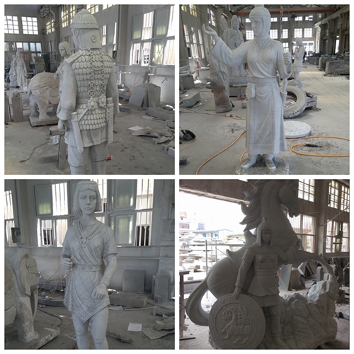 White Chinese Marble Sculpture