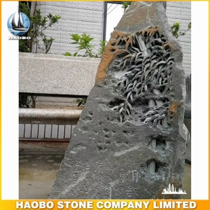 Basalt Stone Sculpture For Garden