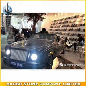 High Quality Stone Sculpture Car