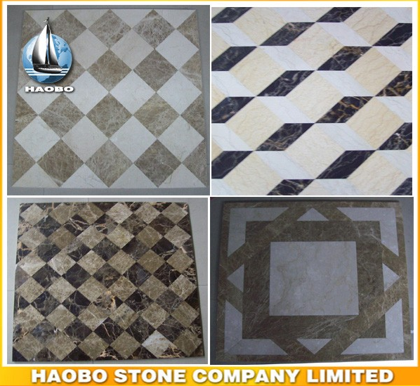 Marble Water Jet Pattern Tiles