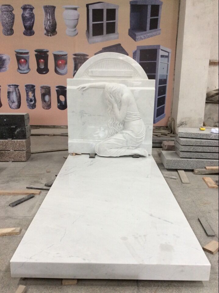 White Marble Headstones 