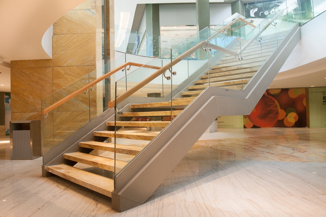 Golden Macauba Marble Stair 