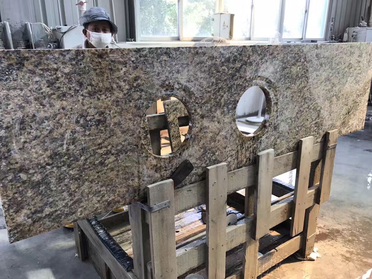 Brown Quartz Vanity Tops