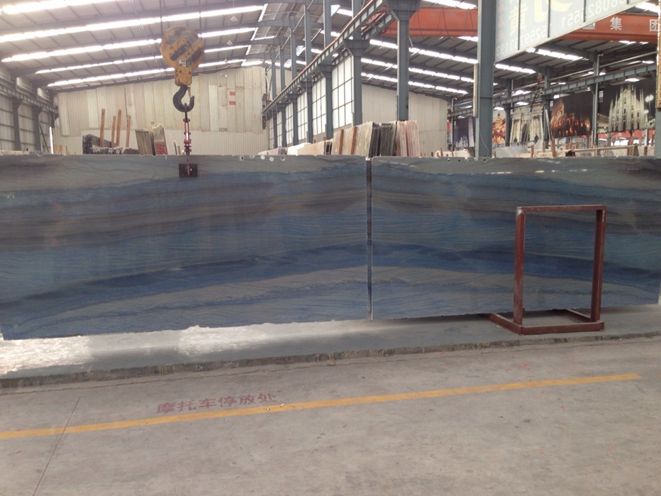 Blue Macauba Granite Slab