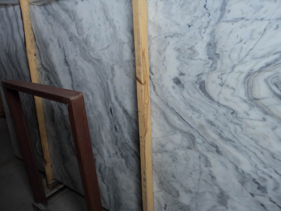 Picasso White Marble Slab