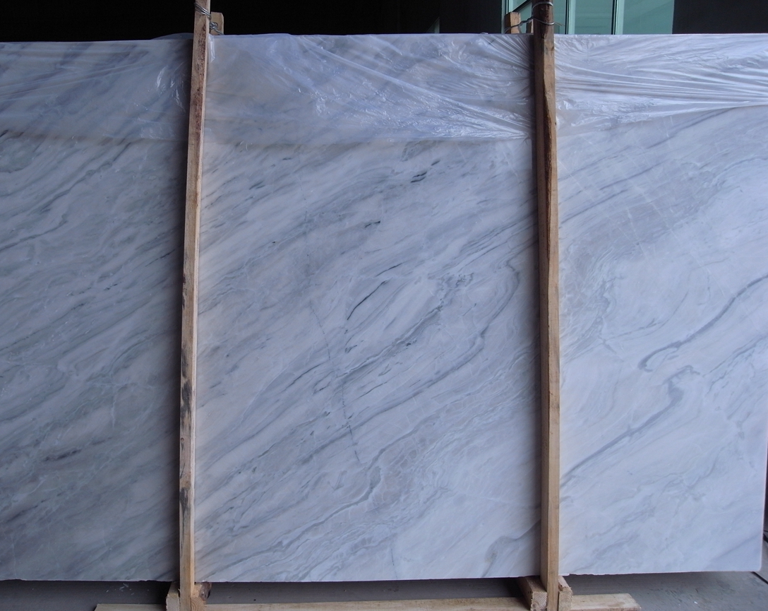 Picasso White Marble Slab