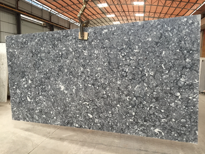 Light Grey Quartz Slab 