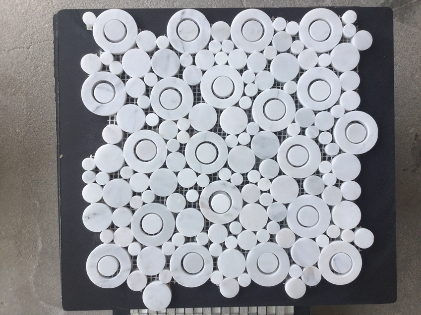 Carrara White Marble Mosaic