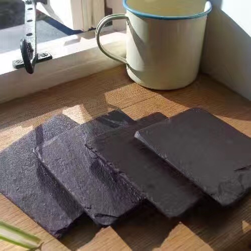 Black Cheese Slate Plate