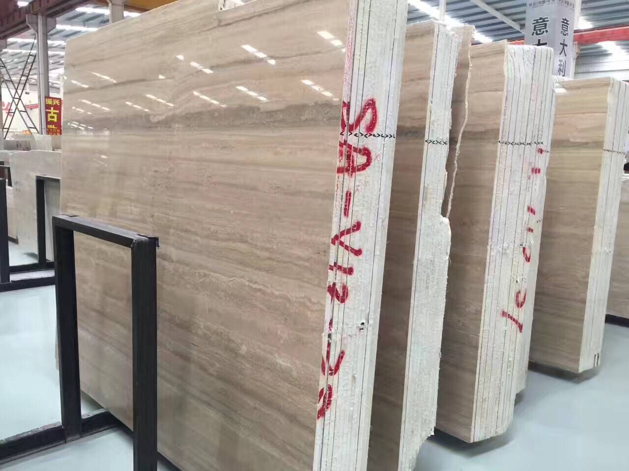 Silver Grey Travertine Slab