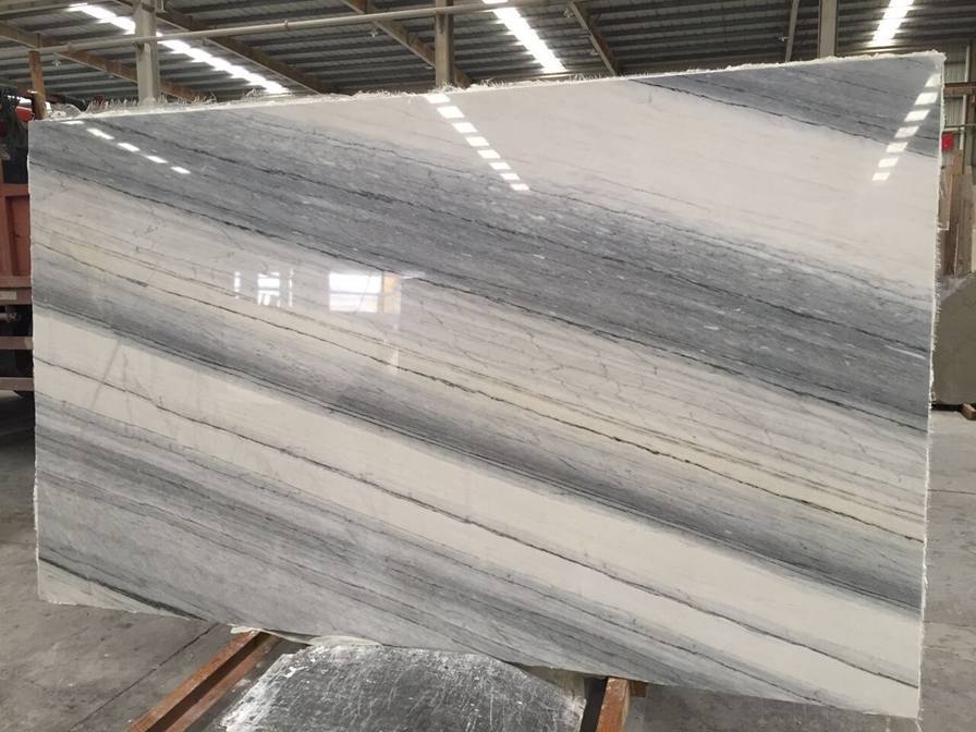 Glacier White Marble Slab