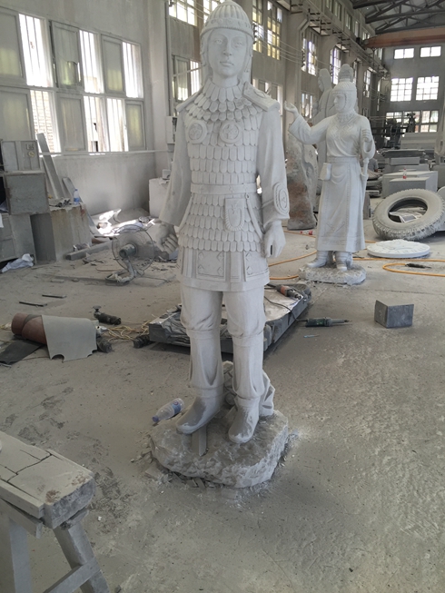 Chinese White Marble Sculpture