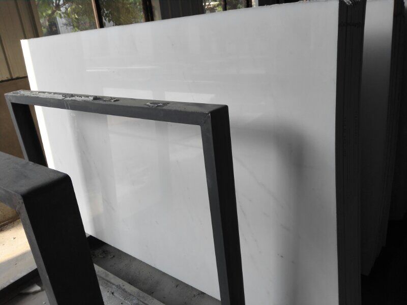 China Pure White Marble Slab