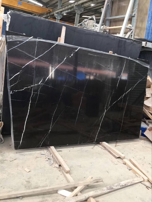 Black Marquina Marble Slab