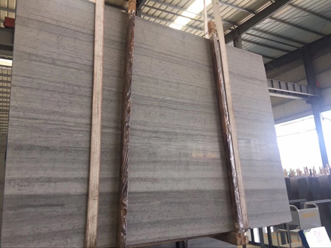 Blue Wood Marble Slab