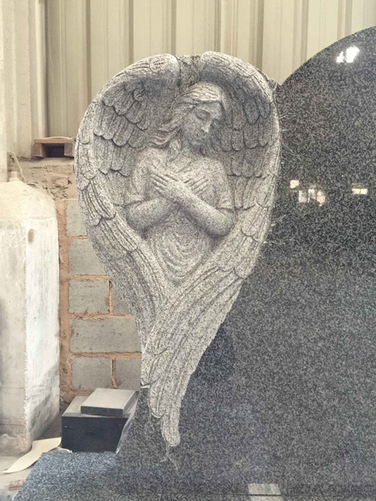 Angel Shaped Headstones