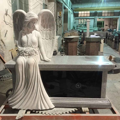 Angel Bench Headstone 