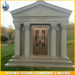 Six Crypts Granite Mausoleum Design For U.S.A.