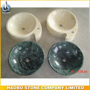 Green Marble Bathroom Basins