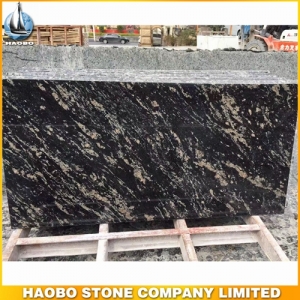 Black Titanium Granite Slab