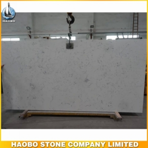 Carrara White Quartz Big Slab