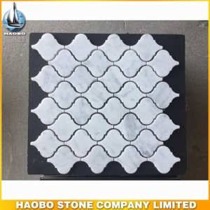 Honed Carrara White Mosaic Tile