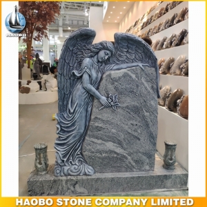 Carved Weeping Angel Memorial