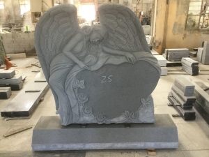 Angel-Carved-Headstone