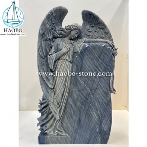 Azul Macobus Angel Tombstone HAOBO-STONE