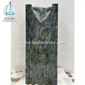 Picasso Green Stone Hand Carving Tombstone HAOBO-STONE