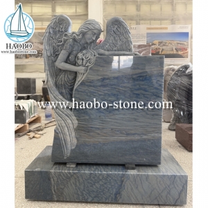 Azul Macobus Angel Tombstone HAOBO-STONE