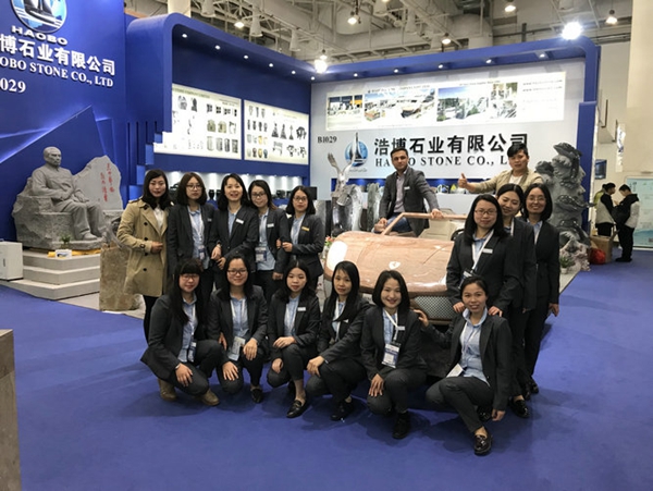 Haobo stone has attended the 2018 Xiamen International Stone Fair